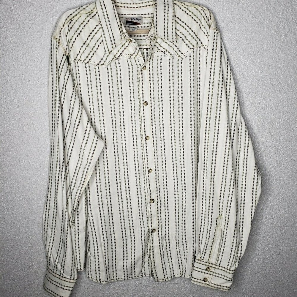 Rare Vintage Label Mens Button Front Shirt - XXL